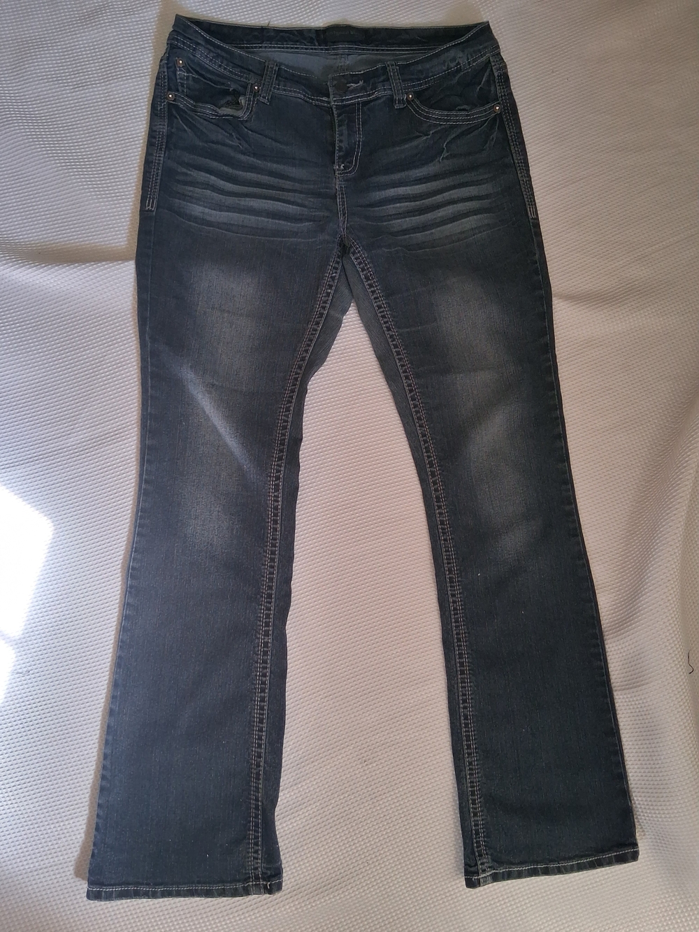 Dark Indigo Boot Cut Jeans - Women's Classic Fit
